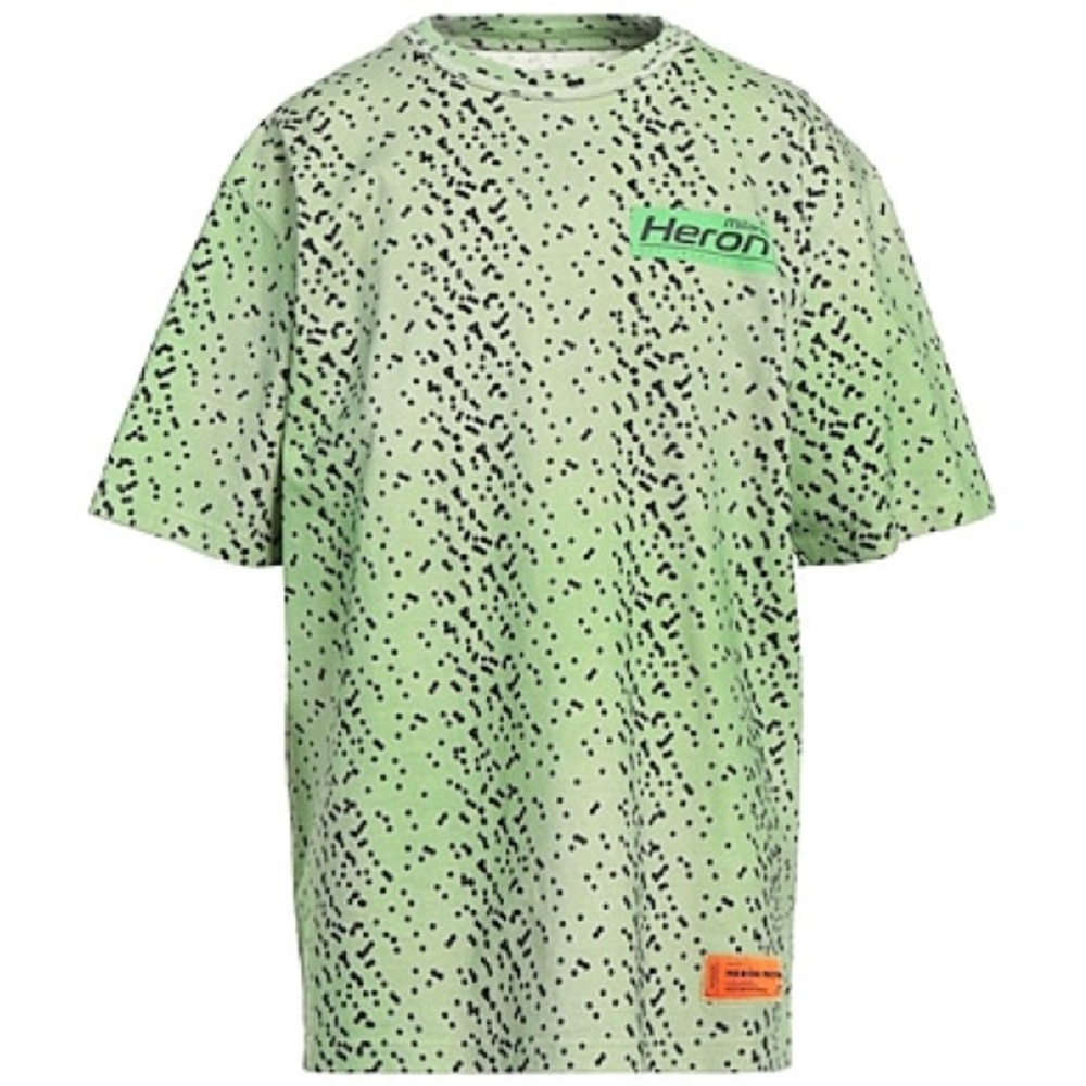 NWT Heron Preston Os Dots H.Training Men's T-Shirt Size Large